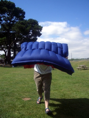Airbeds are great for camping