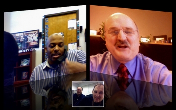 full-screen video conferencing with chandar and greg