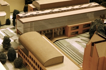UW Architectural Commission, Model of the new School of Business,  University of Washington, Seattle, USA